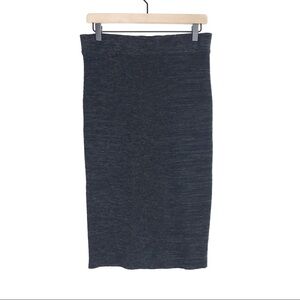 CURIO NEW YORK Knit Sweater Gray Wool Skirt M